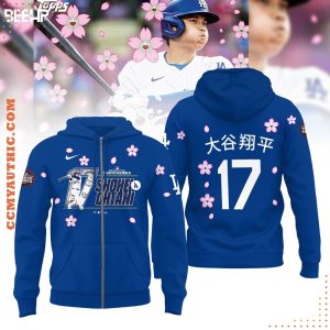 17 Ohtani Dodgers Takashi Murakami World Tour 2025 Tokyo Hoodie