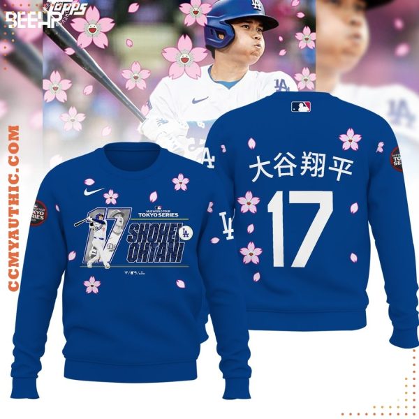 17 Ohtani Dodgers Takashi Murakami World Tour 2025 Tokyo Hoodie