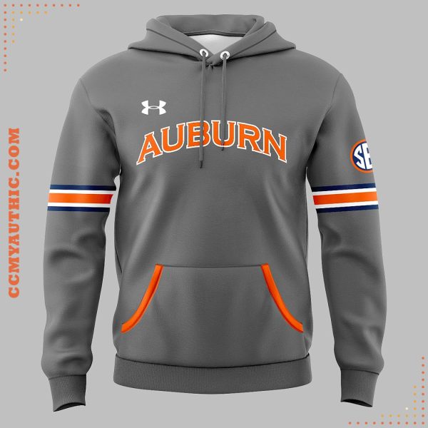 Auburn Softball 2025 Grey Special Hoodie