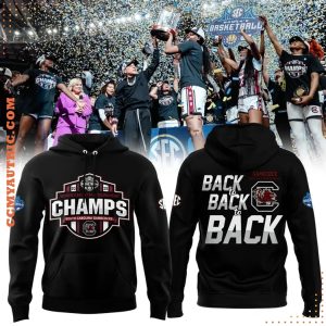 Back To Back South Carolina Gamecocks 2025 SEC Champions Hoodie