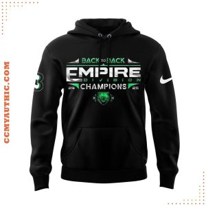 Binghamton Black Bears Empire Division Champions 2025 Limited Hoodie