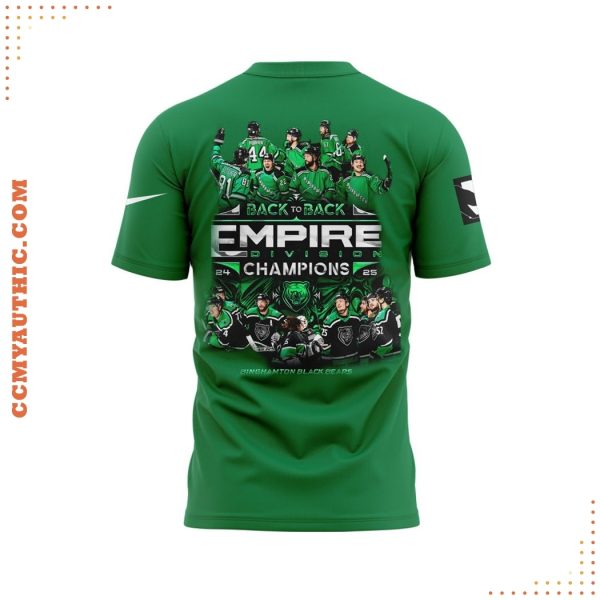 Binghamton Black Bears Empire Division Champions 2025 T-Shirt