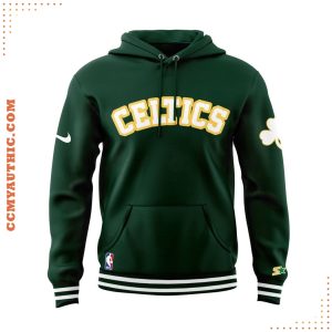 Boston Celtics Kristaps Porzingis Throwback 2025 Hoodie