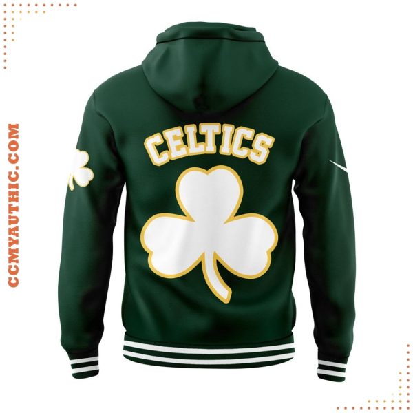 Boston Celtics Kristaps Porzingis Throwback 2025 Hoodie