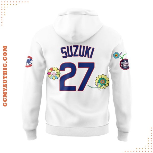 Chicago Cubs x Takashi Murakami Tokyo Series 27 Suzuki Hoodie