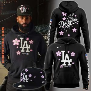 Dodgers x Takashi Murakami 2025 Tokyo Series Black Hoodie