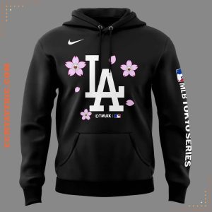 Dodgers x Takashi Murakami 2025 Tokyo Series Black Hoodie