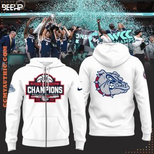 Gonzaga Bulldogs 2025 WCC Tournament Champions Limited Hoodie