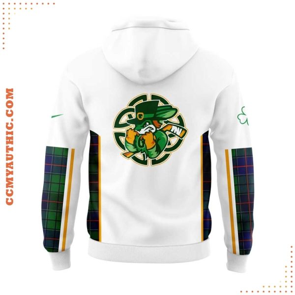 Greenville Swamp Rabbits St Patrick Day Uniform 2025 Limited Edition Hoodie