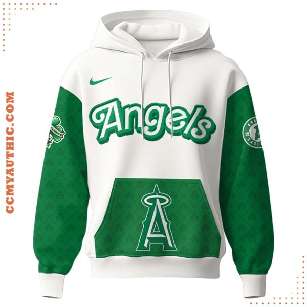 Los Angeles Angels St Patricks Day 2025 Hoodie