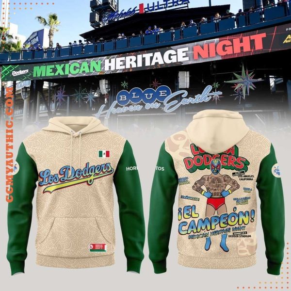 Los Angeles Dodgers Mexican Heritage Night 2025 Limited Hoodie