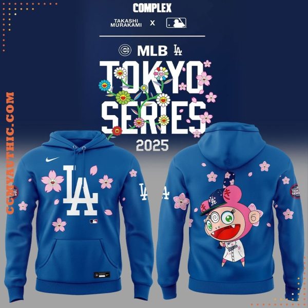 Los Angeles Dodgers x Takashi Murakami World Tour 2025 Hoodie