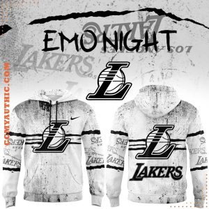 Los Angeles Lakers Emo Night New 2025 Limited Hoodie