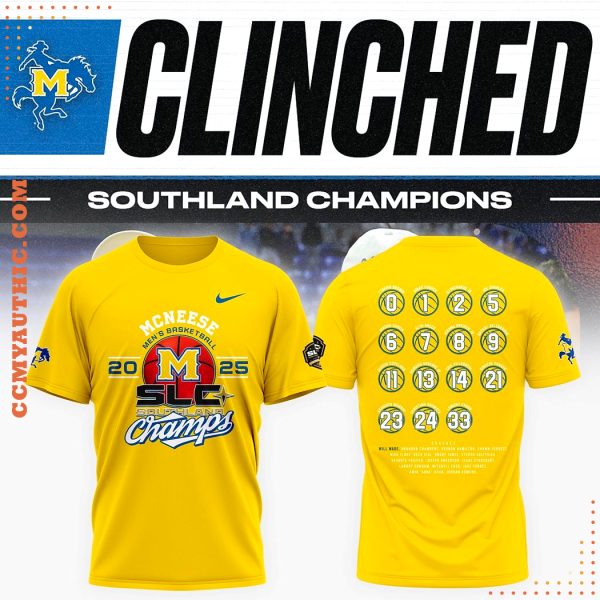 McNeese State Cowboys Basketball Champions 2025 T-Shirt