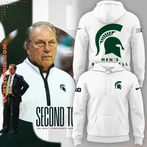 Michigan State x Coach Tom Izzo 2025 New Edition White Hoodie