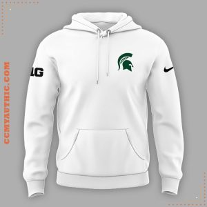 Michigan State x Coach Tom Izzo 2025 New Edition White Hoodie