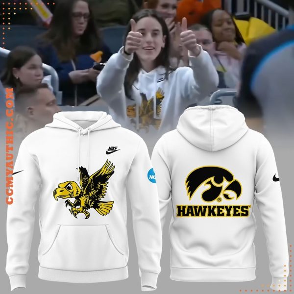 New Iowa Hawkeyes Caitlin Clark 2025 Logo Teams Hoodie