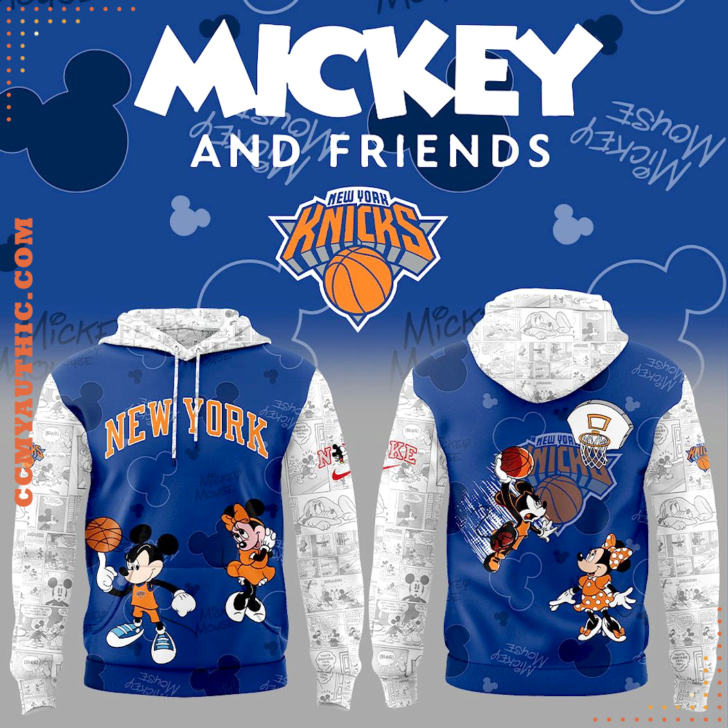 New York Knicks x Mickey & Friends 2025 Hoodie New York Knicks x Mickey & Friends 2025 Hoodie