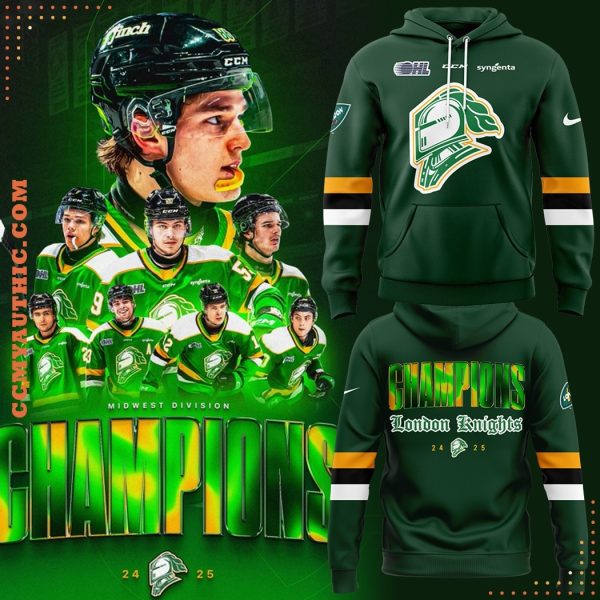 OHL Champions London Knights 2025 Limited Hoodie