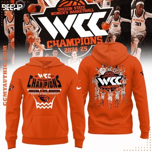 Oregon State Beavers 2025 WCC Women Basketball Champions T-Shirt