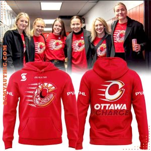 Ottawa Charge 2025 New Edition For Fans Red Hoodie