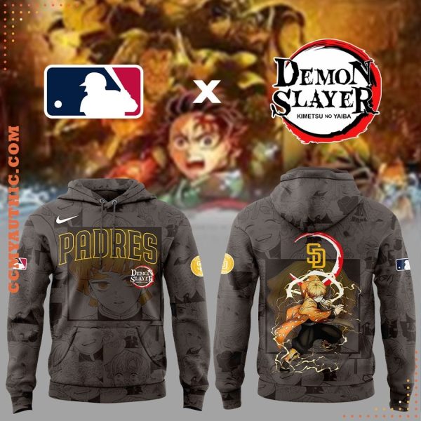 San Diego Padres x Demon Slayer Zenitsu Agatsuma 2025 Hoodie