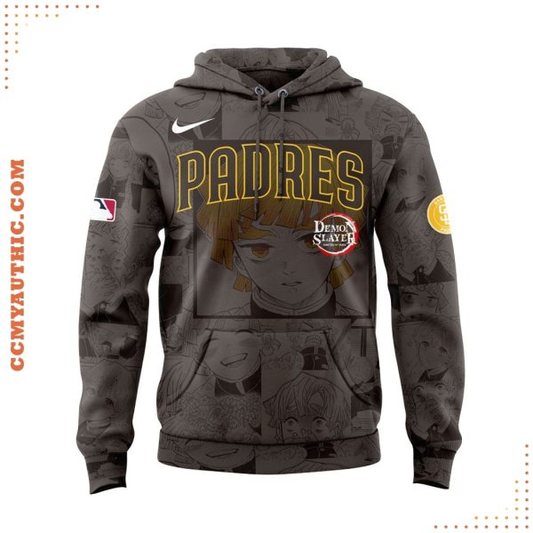 San Diego Padres x Demon Slayer Zenitsu Agatsuma 2025 Hoodie