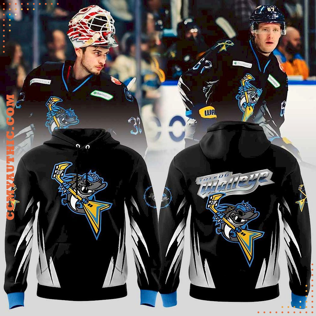 Toledo Walleye Rock The Rink Night 2025 Special Hoodie Toledo Walleye Rock The Rink Night 2025 Special Hoodie