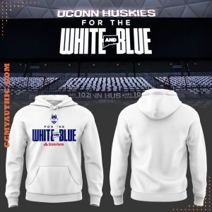 Uconn Huskies For The White Blue StateFarm 2025 Hoodie