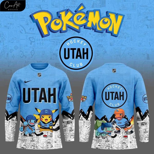 Utah Hockey x Pokémon 2025 Special Hoodie