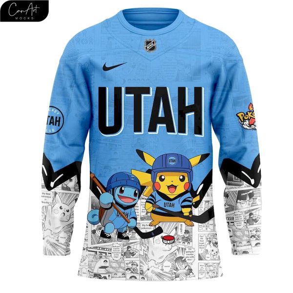 Utah Hockey x Pokémon 2025 Special Hoodie