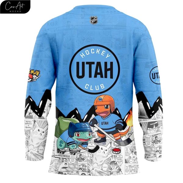 Utah Hockey x Pokémon 2025 Special Hoodie