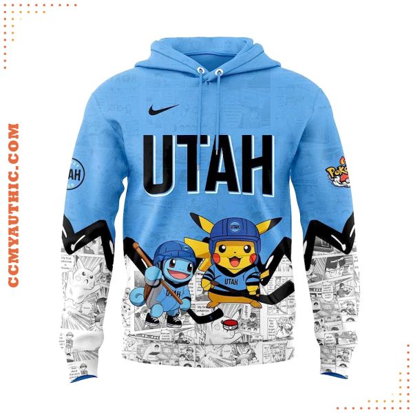 Utah Hockey x Pokémon 2025 Special Hoodie