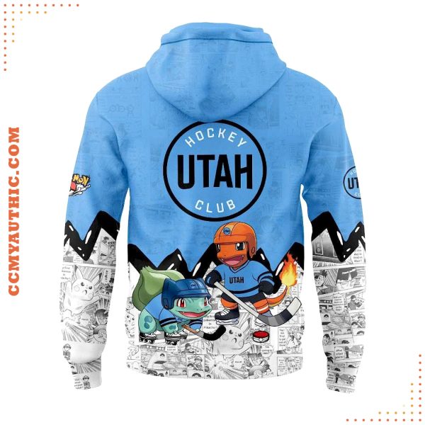 Utah Hockey x Pokémon 2025 Special Hoodie