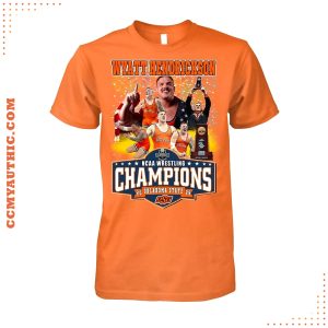 Wyatt Hendrickson NCAA Wrestling Champions 2025 Okalahoma State Shirt