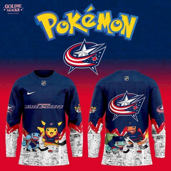 Columbus Blue Jackets x Pokémon New 2025 Hoodie