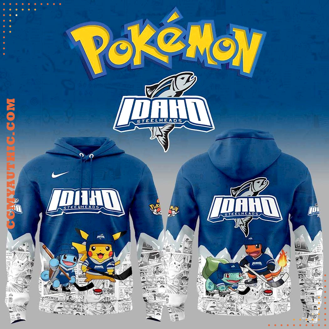 Idaho Steelheads x Pokémon Hoodie Idaho Steelheads x Pokémon Hoodie