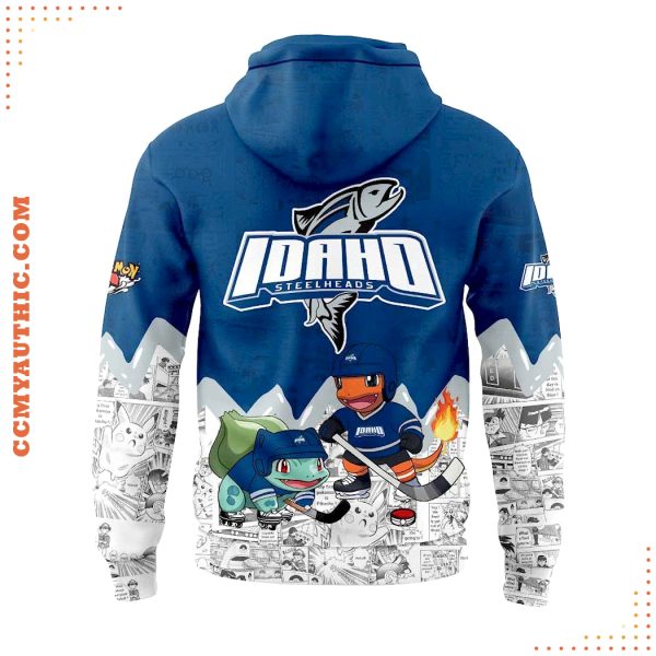 Idaho Steelheads x Pokémon Hoodie