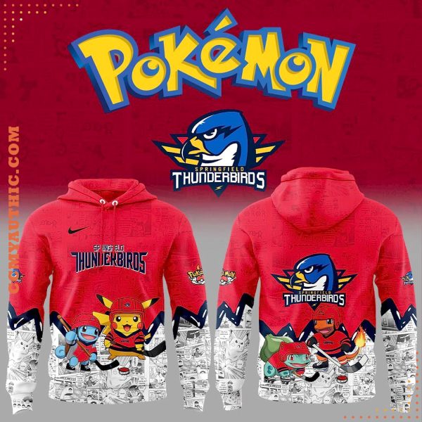 Springfield Thunderbirds x Pokémon 2025 Hoodie