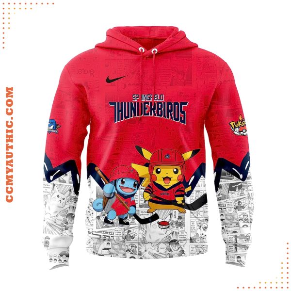Springfield Thunderbirds x Pokémon 2025 Hoodie