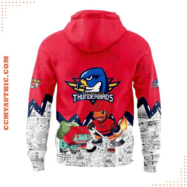 Springfield Thunderbirds x Pokémon 2025 Hoodie