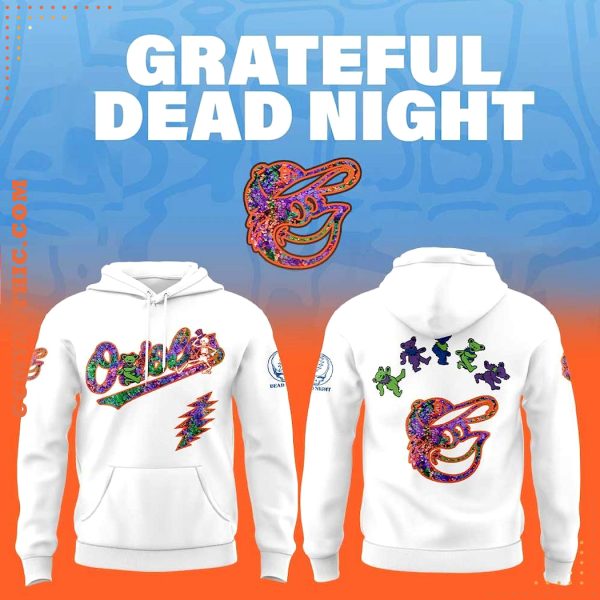 Baltimore Orioles Grateful Dead 2025 Hoodie