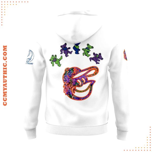 Baltimore Orioles Grateful Dead 2025 Hoodie