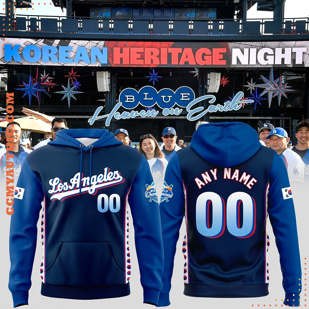 Los Angeles Dodgers Korean Heritage Night 2025 Hoodie Los Angeles Dodgers Korean Heritage Night 2025 Hoodie