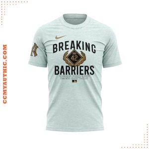 New York Yankees Breaking 42 Barriers 2025 3D T-Shirt