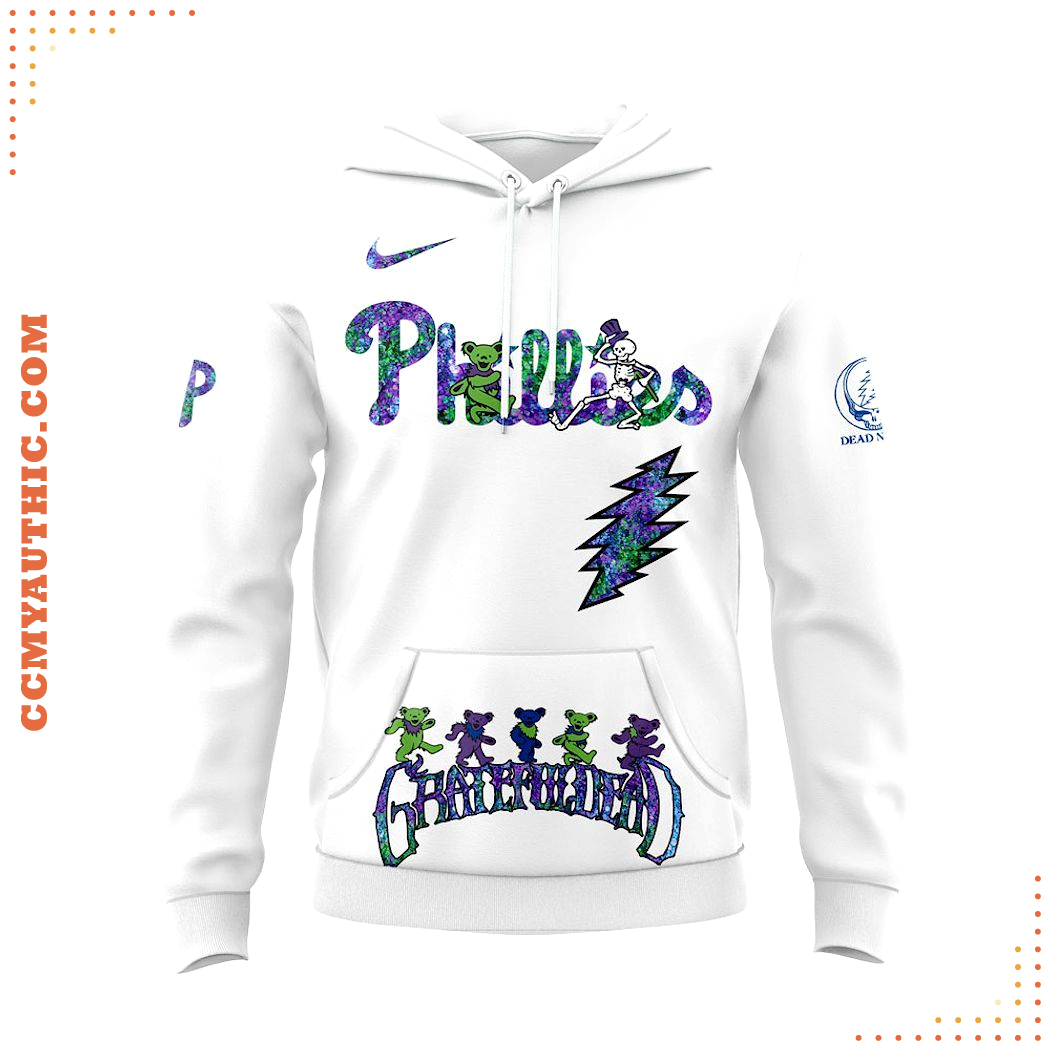 Philadelphia Phillies x Grateful Dead Special 2025 Hoodie Philadelphia Phillies x Grateful Dead Special 2025 Hoodie