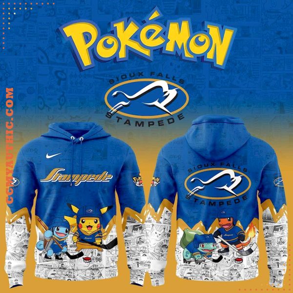 Sioux Falls Stampede x Pokémon Special Hoodie