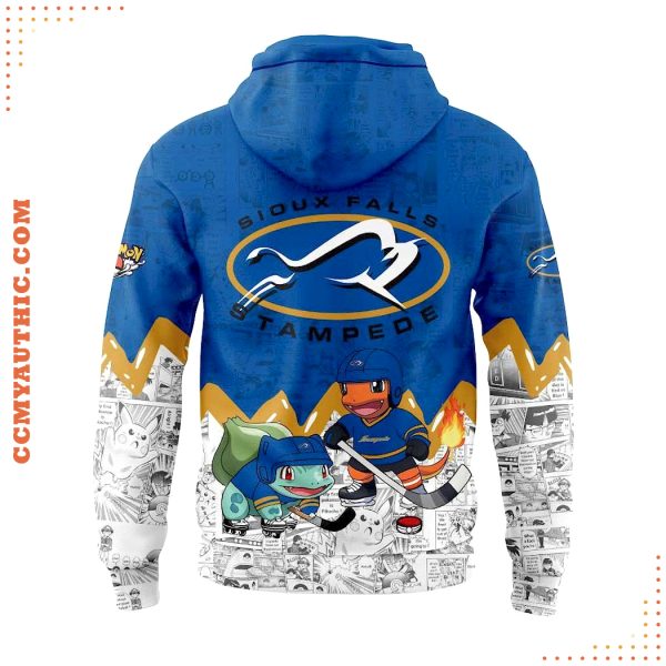 Sioux Falls Stampede x Pokémon Special Hoodie