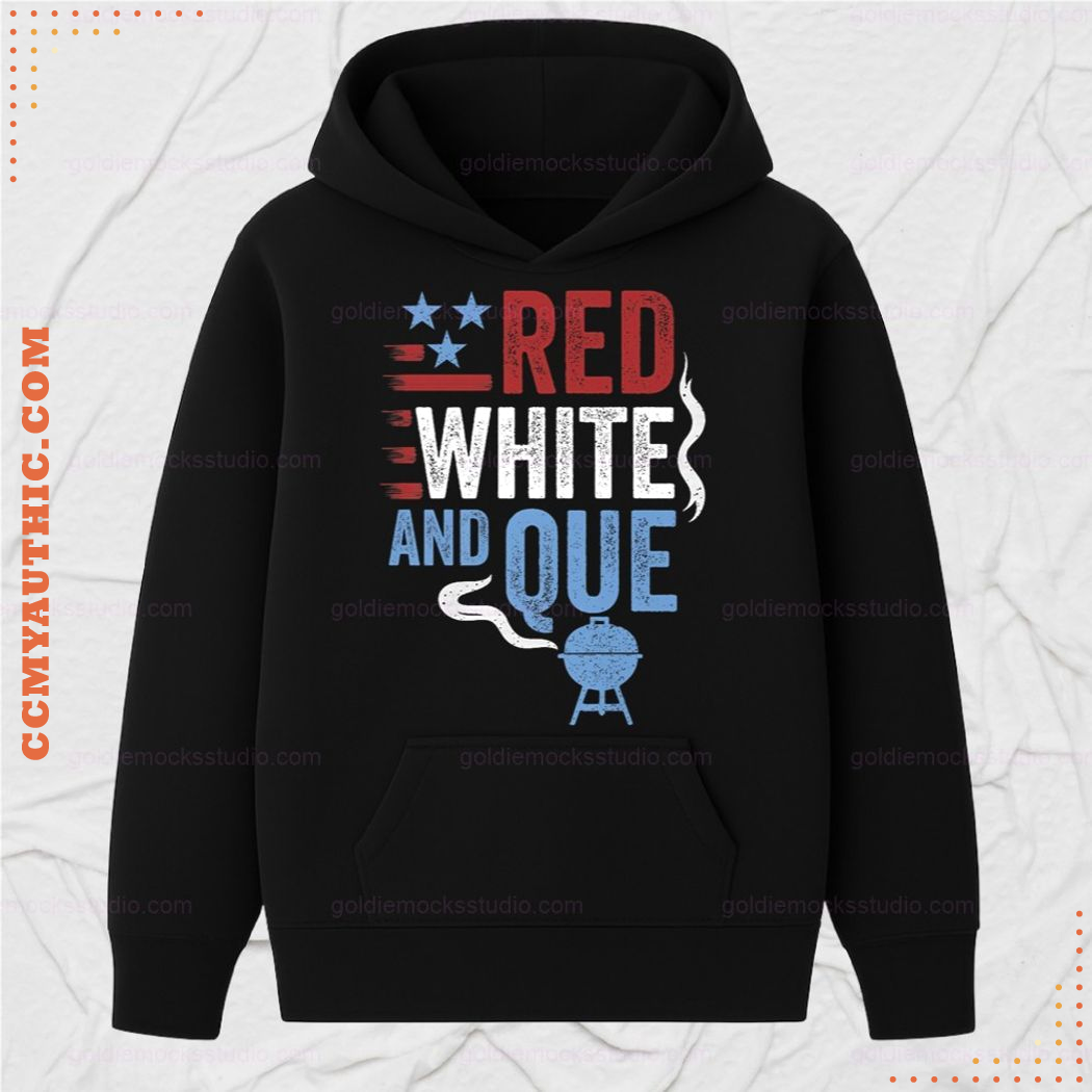 Red White and Que BBQ Shirt Red White and Que BBQ Shirt