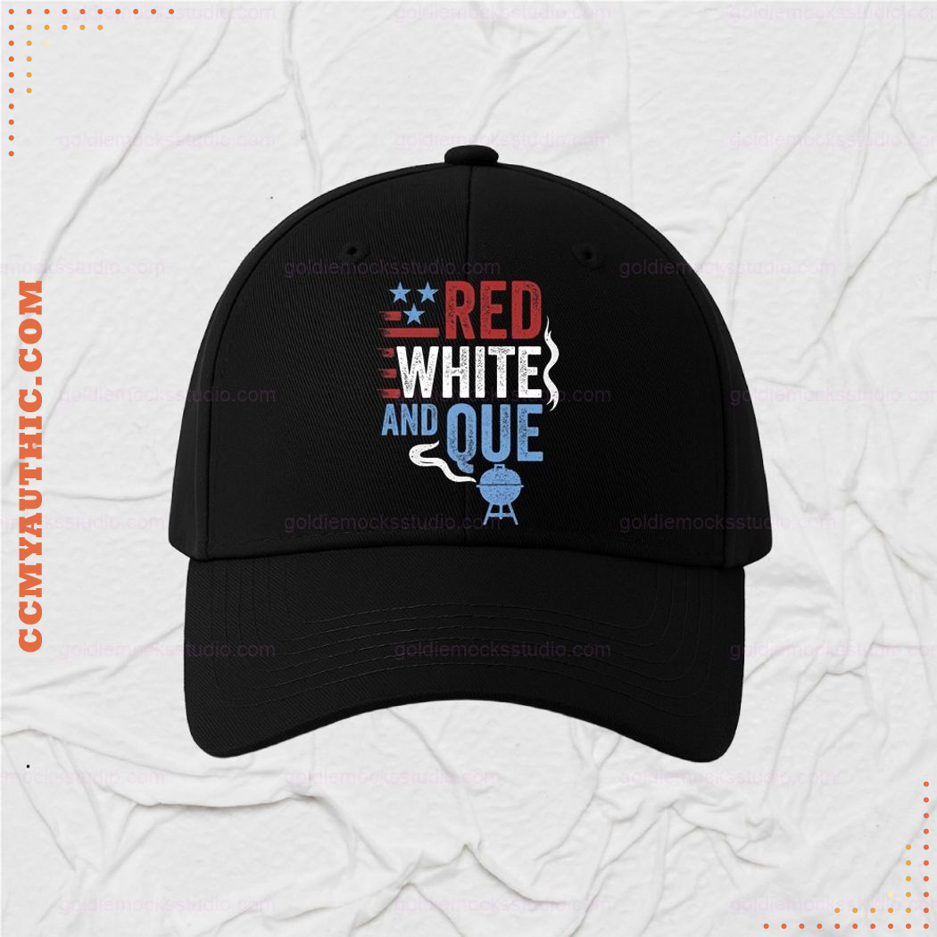 Red White and Que BBQ Shirt Red White and Que BBQ Shirt